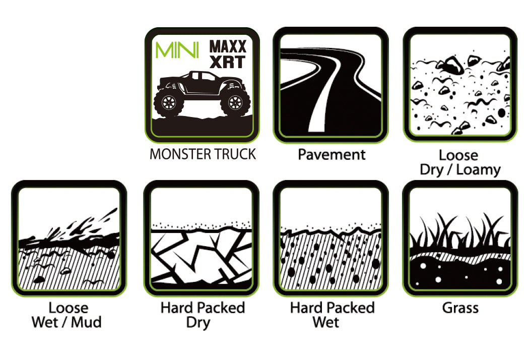 Tires & Wheels ST-UPHILL Mini Maxx/ XRT (0 & 1/2 Offset Hex) (2)