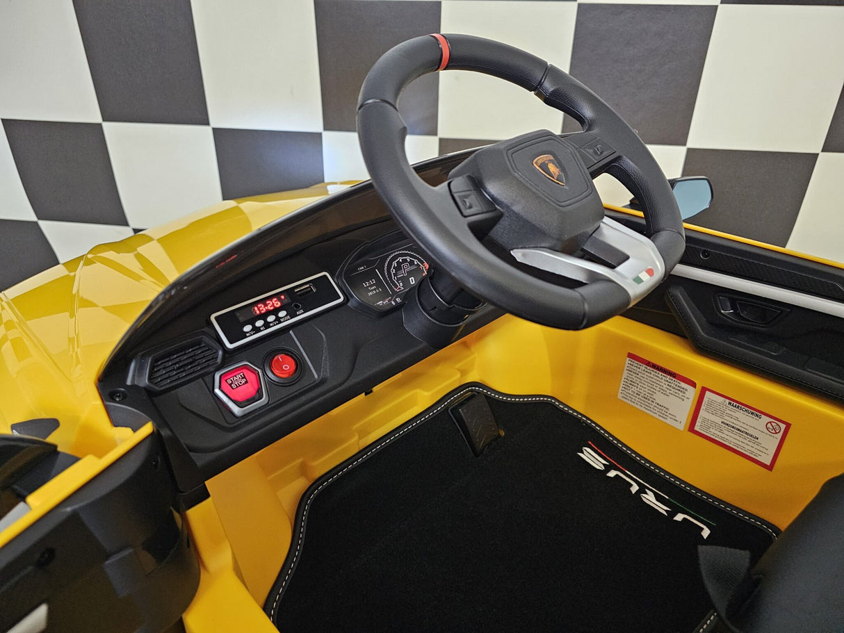Electric children's car Lamborghini Urus 12 volt yellow