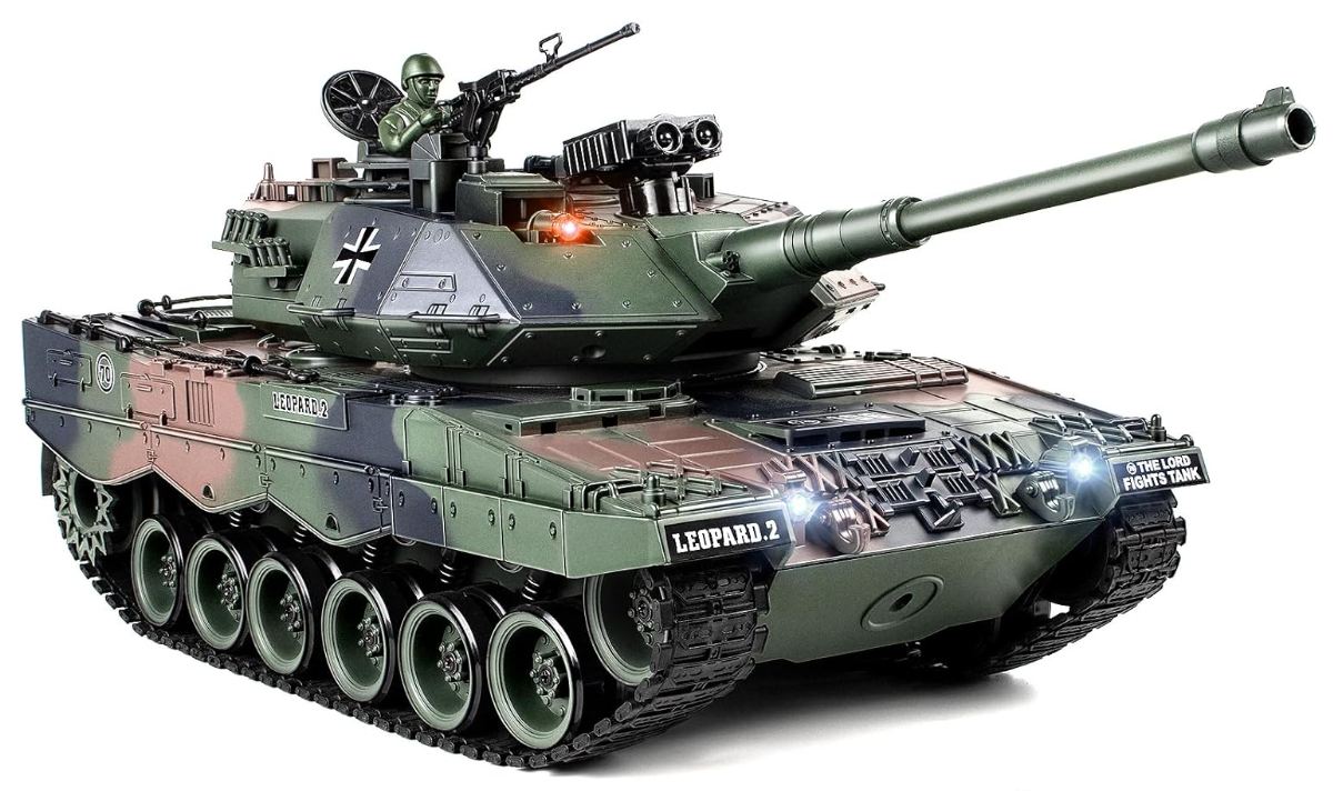 Seriøs fjernstyret tank med ægte kugler, ægte røg, ægte bevægelser samt mulighed for vandkugler