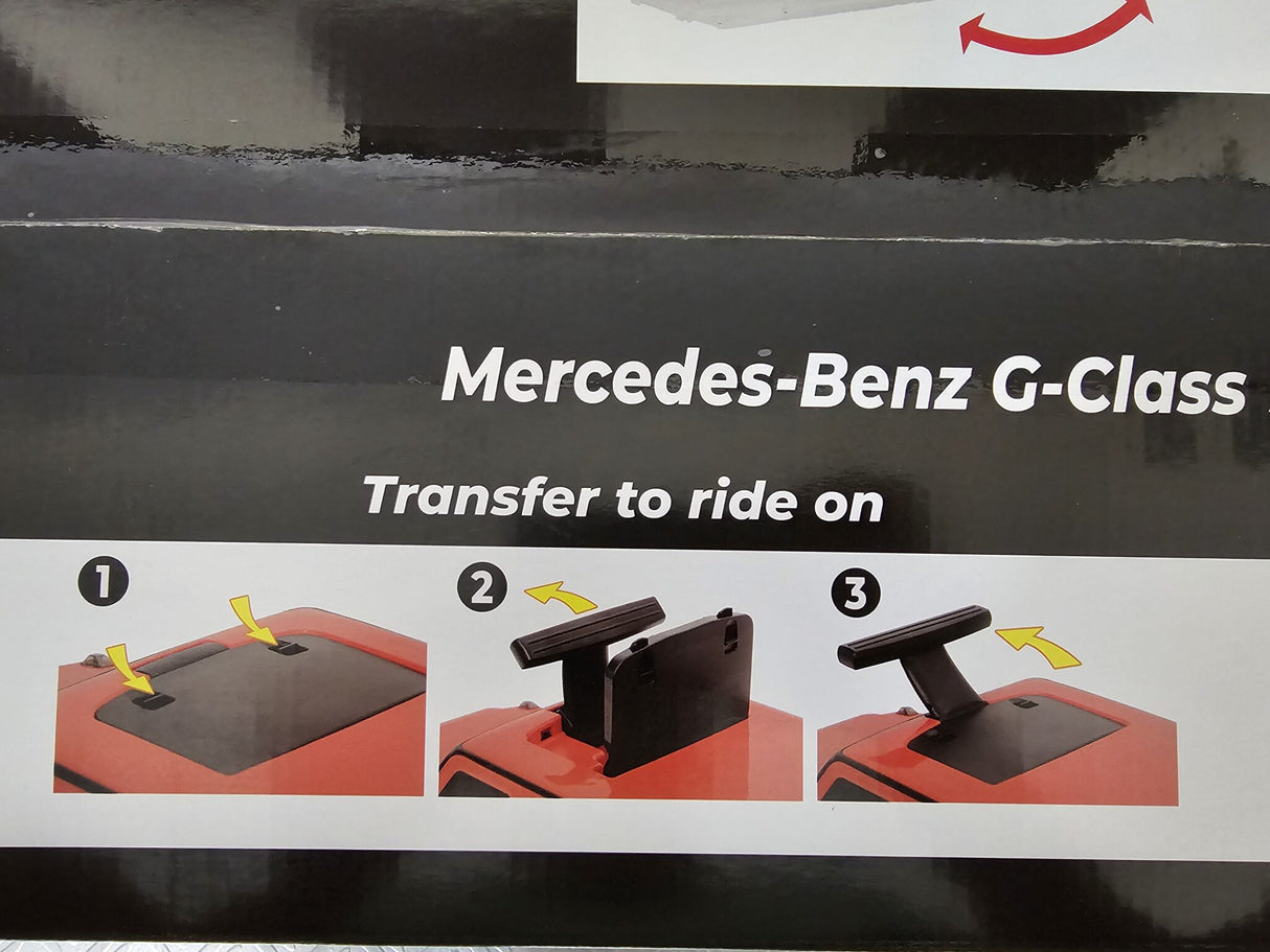 Mercedes children's travel suitcase and walker in 1