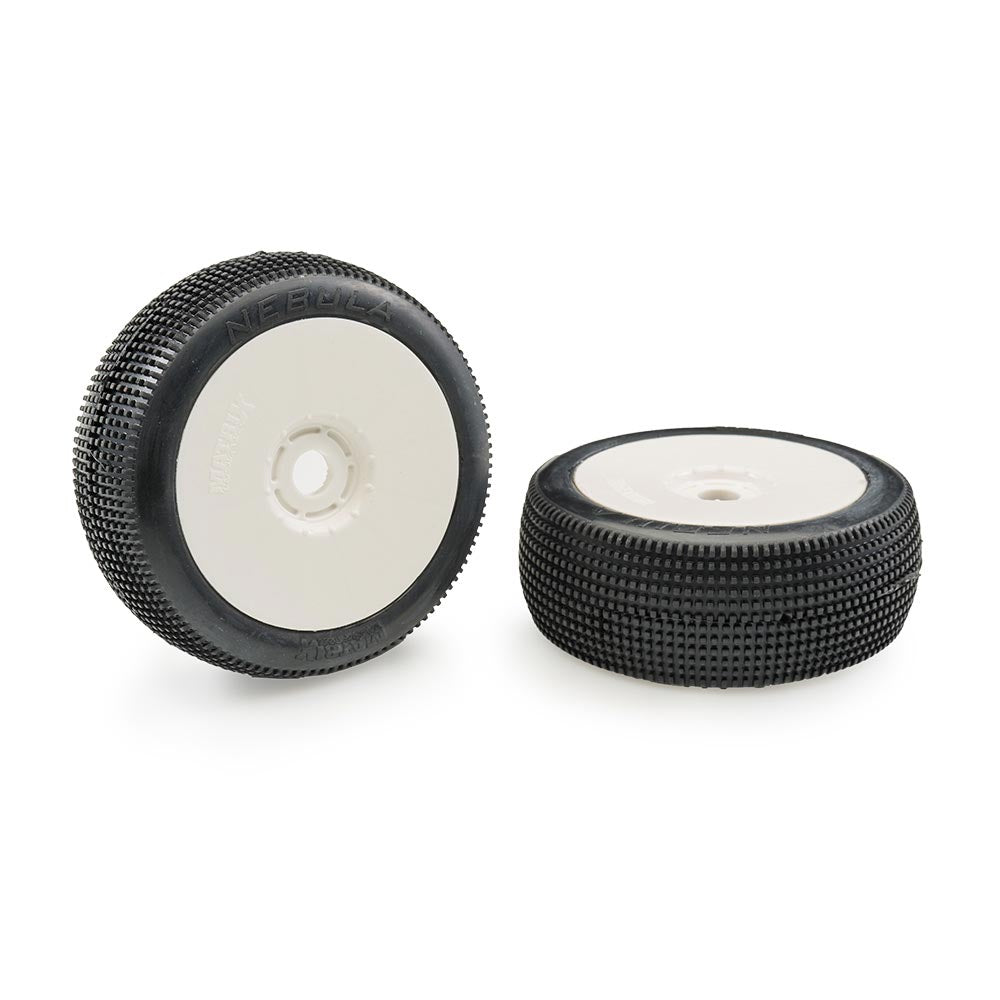 MATRIX M.NEBM-GL - Matrix Nebula Medium 1:8 Buggy Pre-glued White Wheels 2 pcs