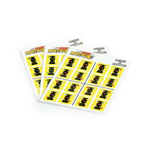 MATRIX M.OFFDECC - Matrix Off Road Hardness Decals Clay set S-M-H