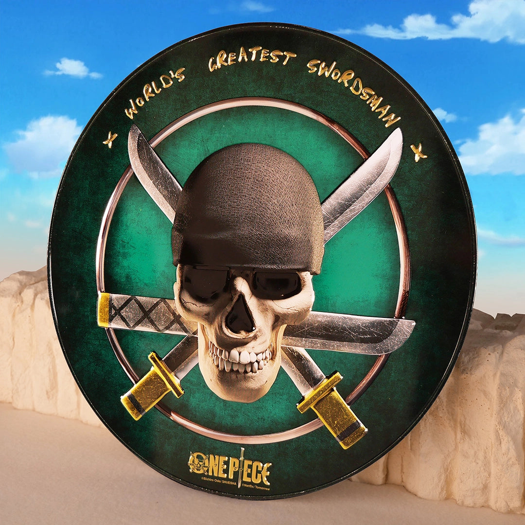 Round aluminium plate Zoro - One Piece