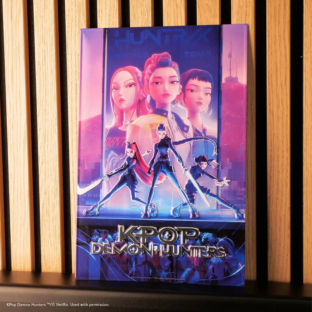 Embossed aluminum poster - KPop Demon Hunters