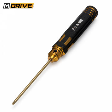 M-Drive MD21025 - Pro TiN Allen Wrench Straight Hex Tool 2.5mm