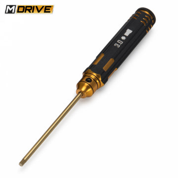 M-Drive MD21030 - Pro TiN Allen Wrench Straight Hex Tool 3.0mm