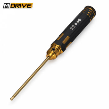 M-Drive MD23030 - Pro TiN Allen Wrench Ball Hex Tool 3.0mm