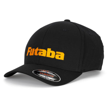 Futaba 6277-BLACK-XXL-FUTABA - Futaba Cap Flexfit Black/Orange XXL