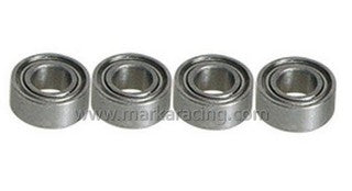 Marka Mini-Z Ball Bearing High Speed 3x6x2.5mm (4 Pcs)