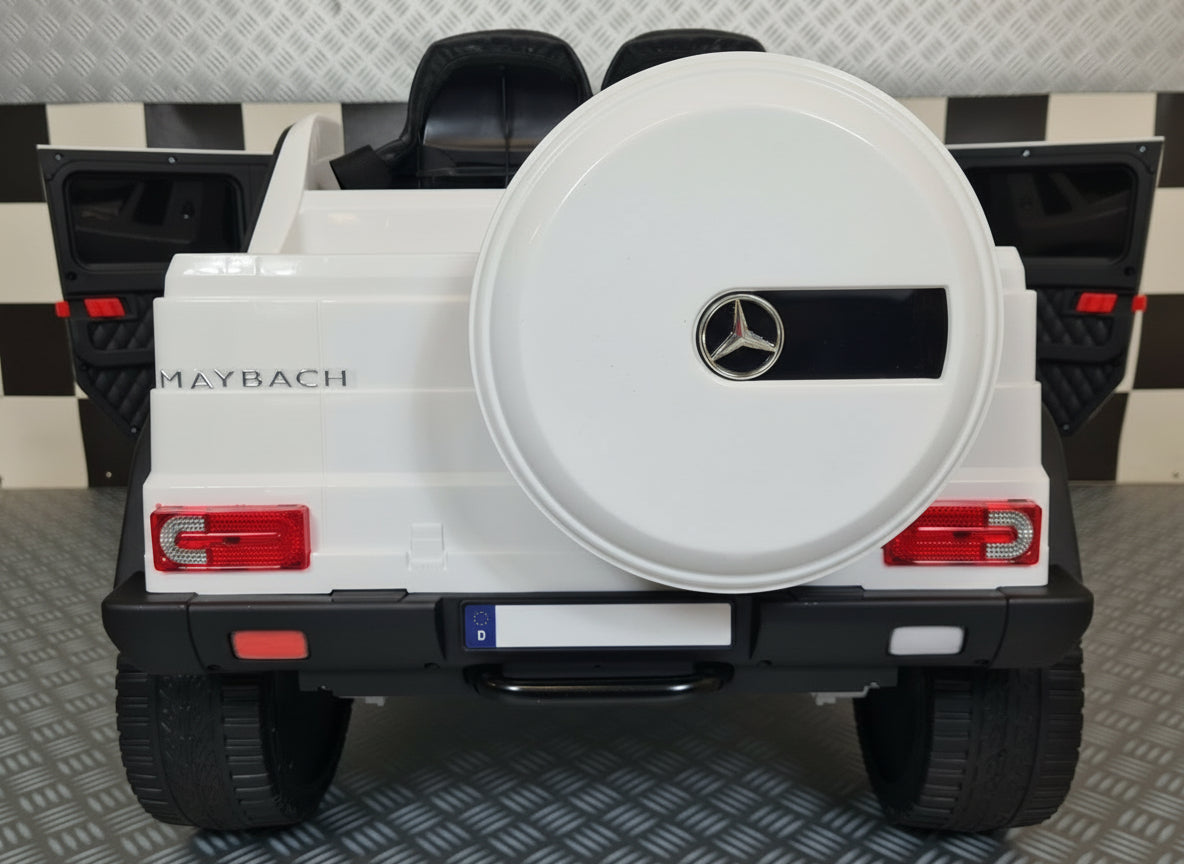 Electric children's car Mercedes Maybach G650 white