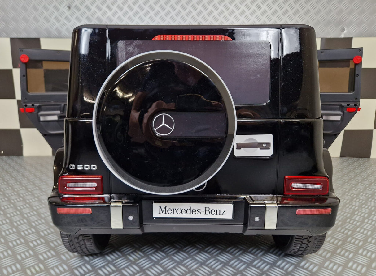 Electric children's car Mercedes G500 metallic black