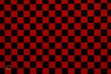 Oracover Fun 4 Red-Black Checkered 2m