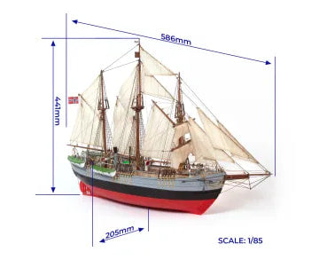 OcCre Fram 1/85 Expedition Ship 586mm