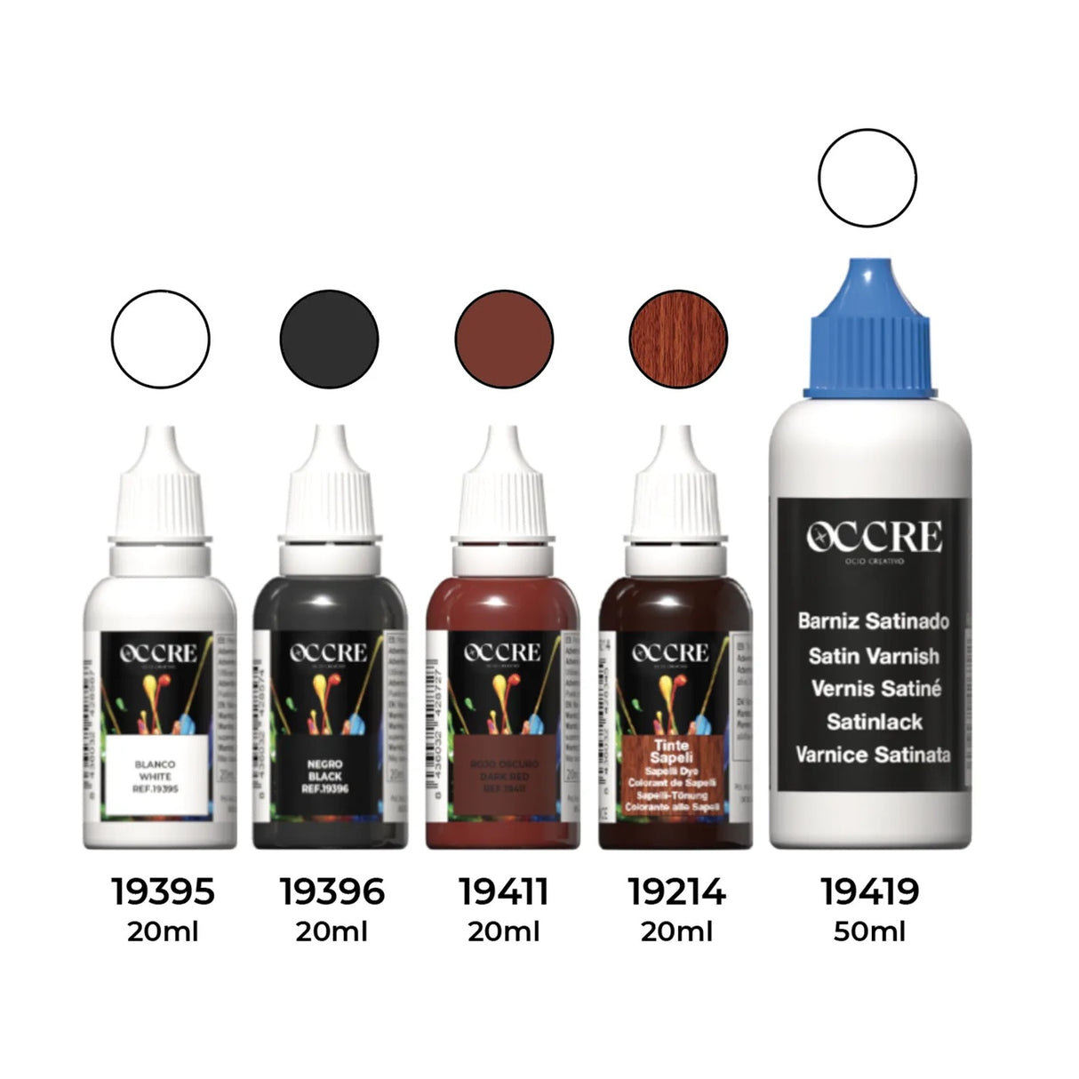 OcCre Paint Set 7 Bottles America Yacht