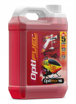 Optifuel OH1618K - Optimix Fuel 16% Nitro, 18% Klotz oil. Suitable for Heli 5L