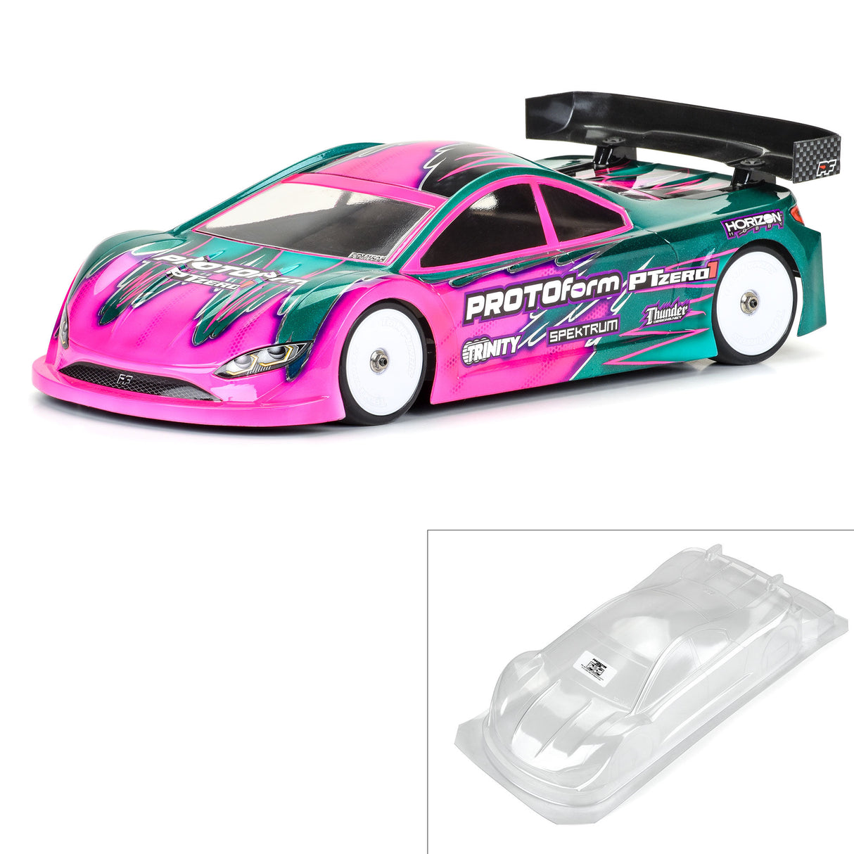 PTzero1 Light Weight (0.65mm) Clear Body for 190mm TC