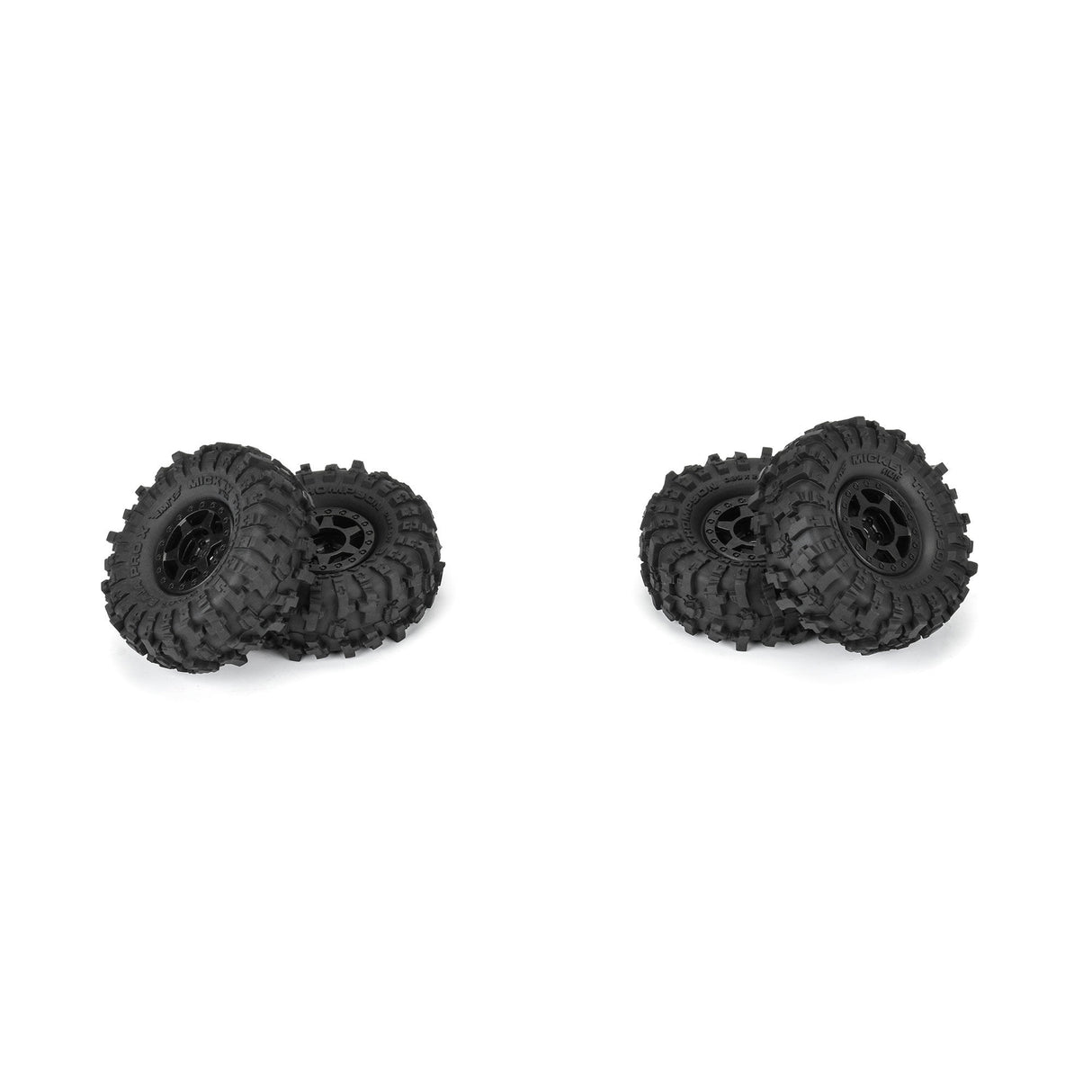 1/24 MT Baja Pro X F/R 1.0 Tires MTD 7mm Blk (4)