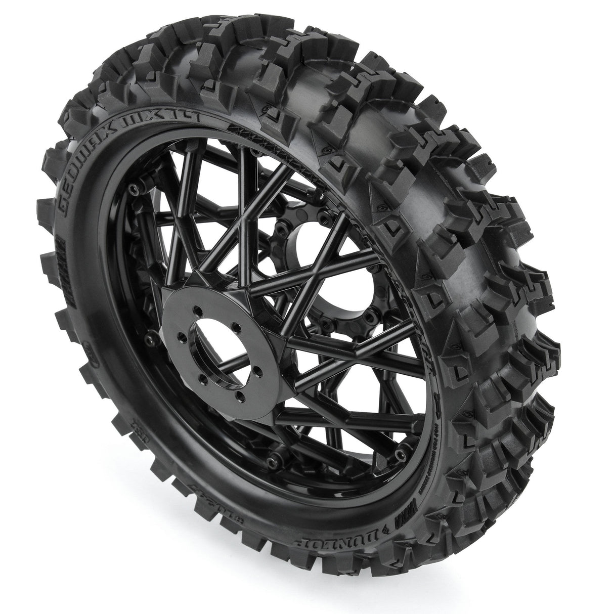 Dunlop Geomax MX14 V2 Bead CR4 Rear Tire MTD Bullyspoke Black: Promoto-MX