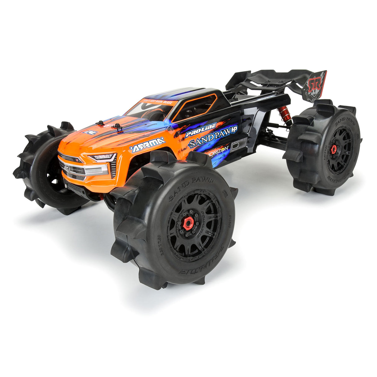 Sand Paw HP BELTED F/R 3.8" MT Tires MTD 17mm Black Raid (2)