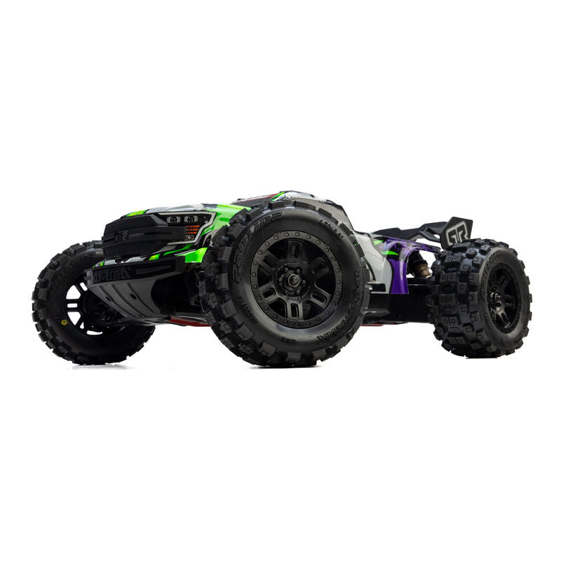 Pro-Line Racing 1/16 Badlands Front/Rear MT Tires Mounted 12mm Black Split Six (2): ARRMA MINI KRATON