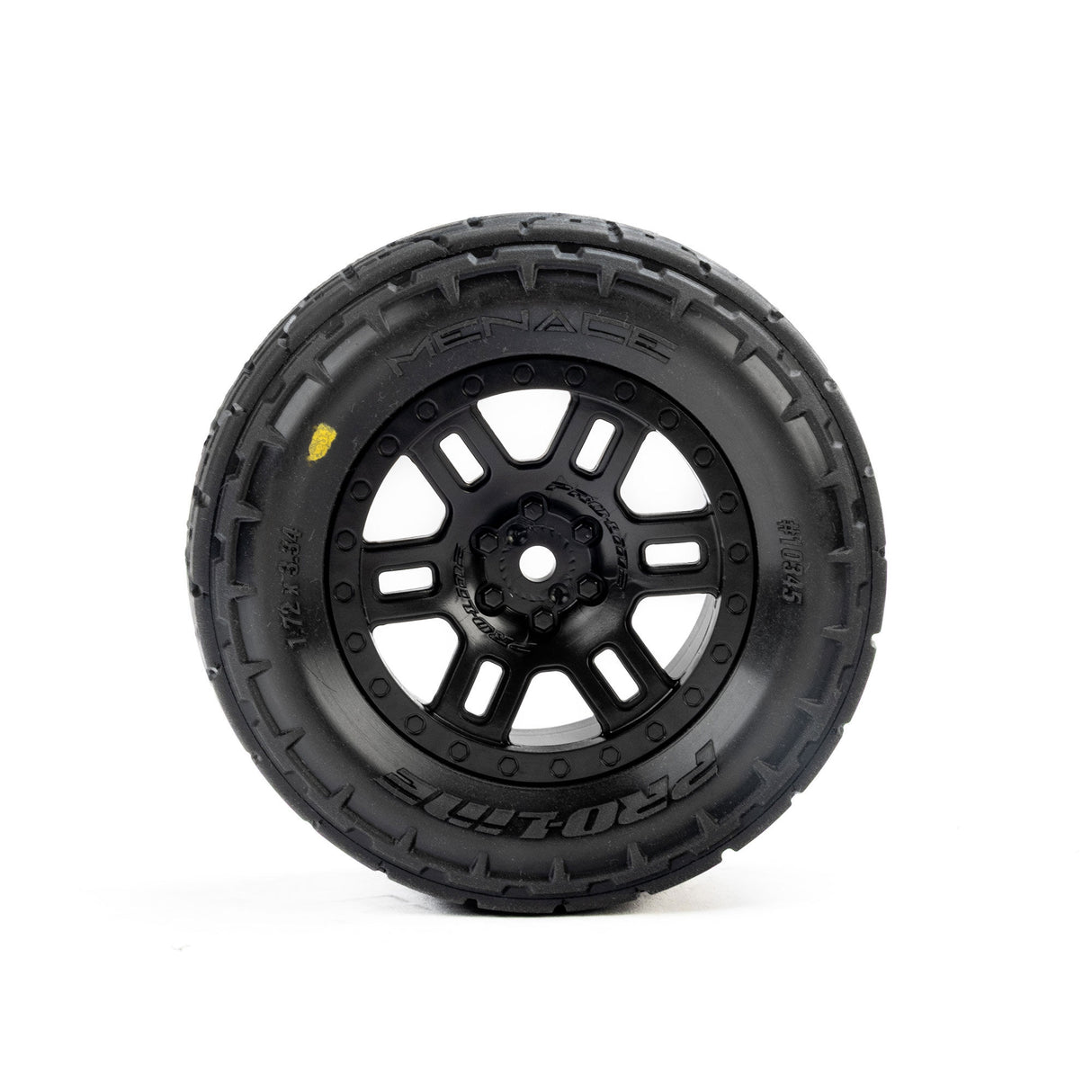 Menace F/R Street Tires Mounted 12mm Black Split Six for ARRMA Mini KRATON