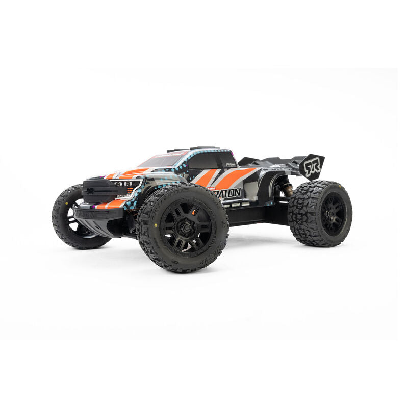 Pro-Line Racing 1/16 Jaeger Front/Rear MT Tires Mounted 12mm Black Split Six (2): ARRMA MINI KRATON