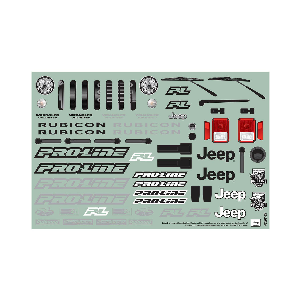 Jeep Wrangler Unlimited Rubicon Clr Bdy: TRX-4