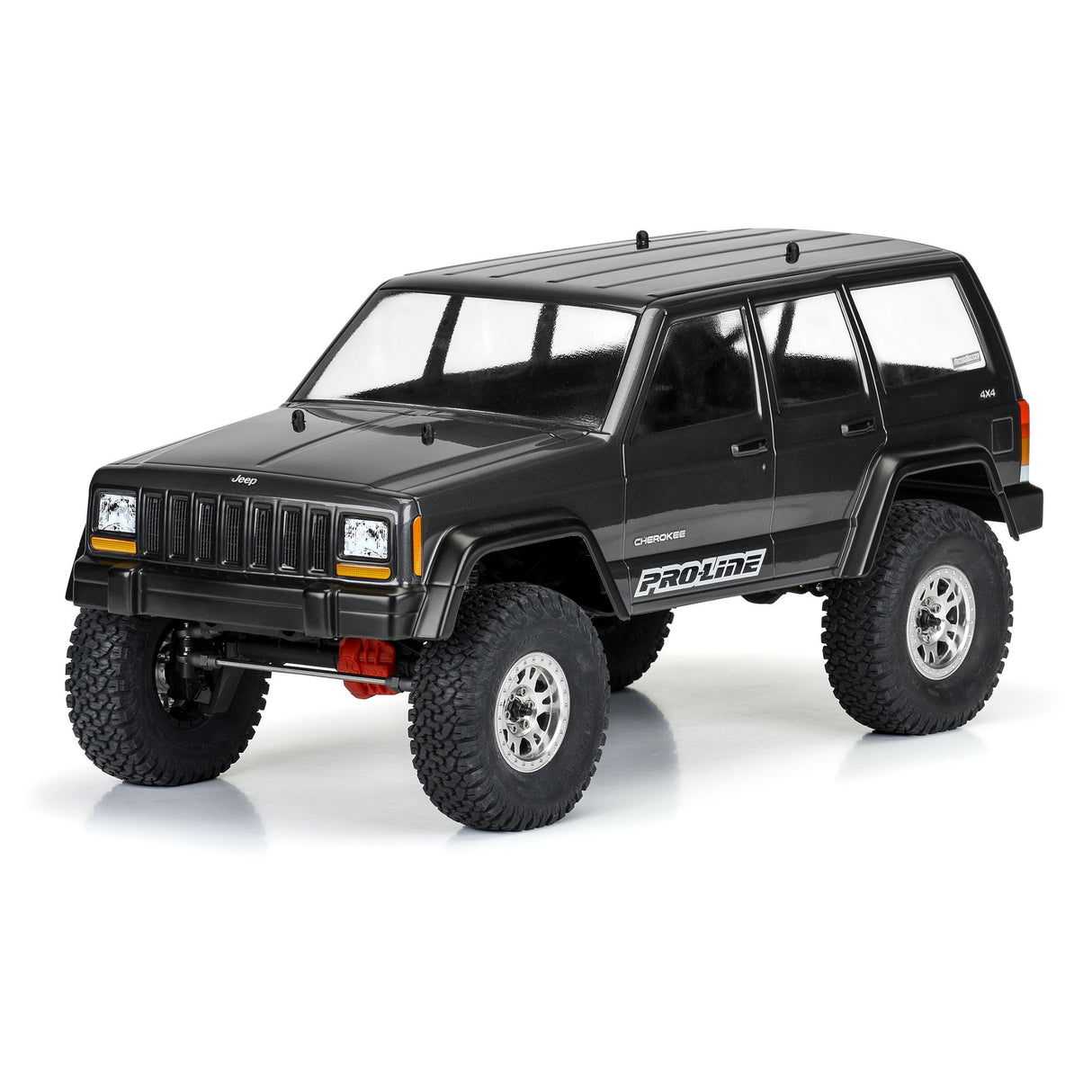 2001 Jeep Cherokee Clear Body for 12.3 inches (313mm) Wheelbase Scale Crawlers