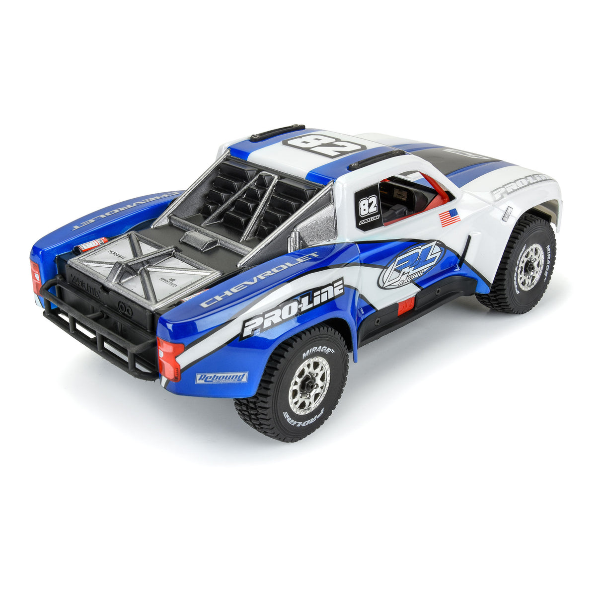 Pre-Cut 2019 Chevy Silverado Trophy Truck Clear Body for Arrma Mojave Grom