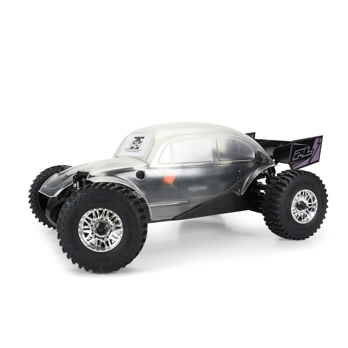 Class 1 VW Bug Clear Race Body Conversion Kit for Arrma Typhon Grom