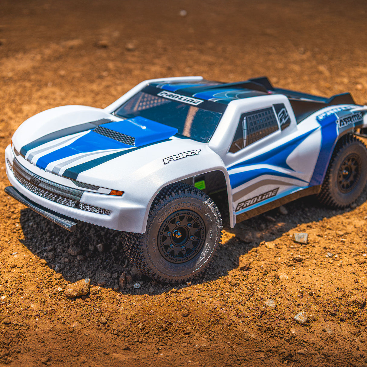 Pre-Cut Flo-Tek Fusion Tough-Color Gray Body for ARRMA Fury
