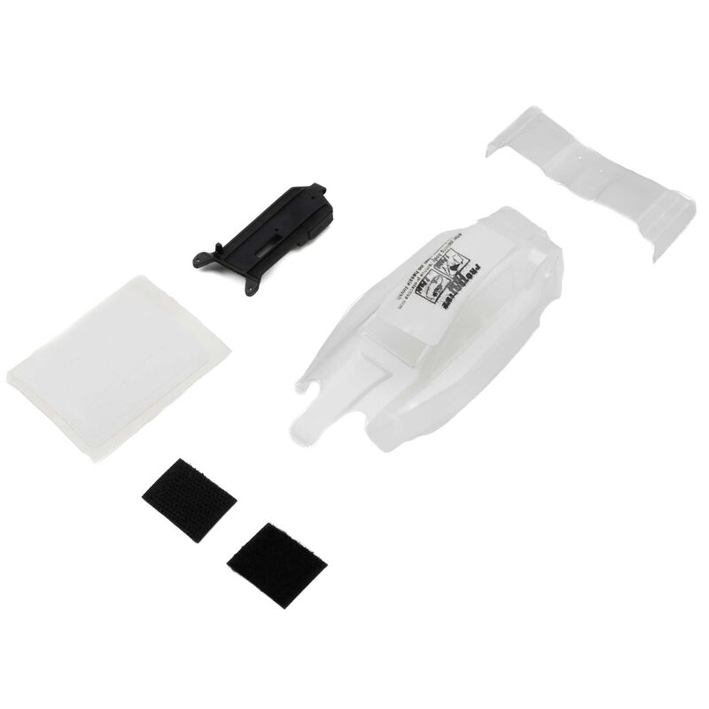 Pro-Line Racing 1/24 Pre-Cut Crowd Pleazer Clear Body with ESC Relocator: Losi Micro-B
