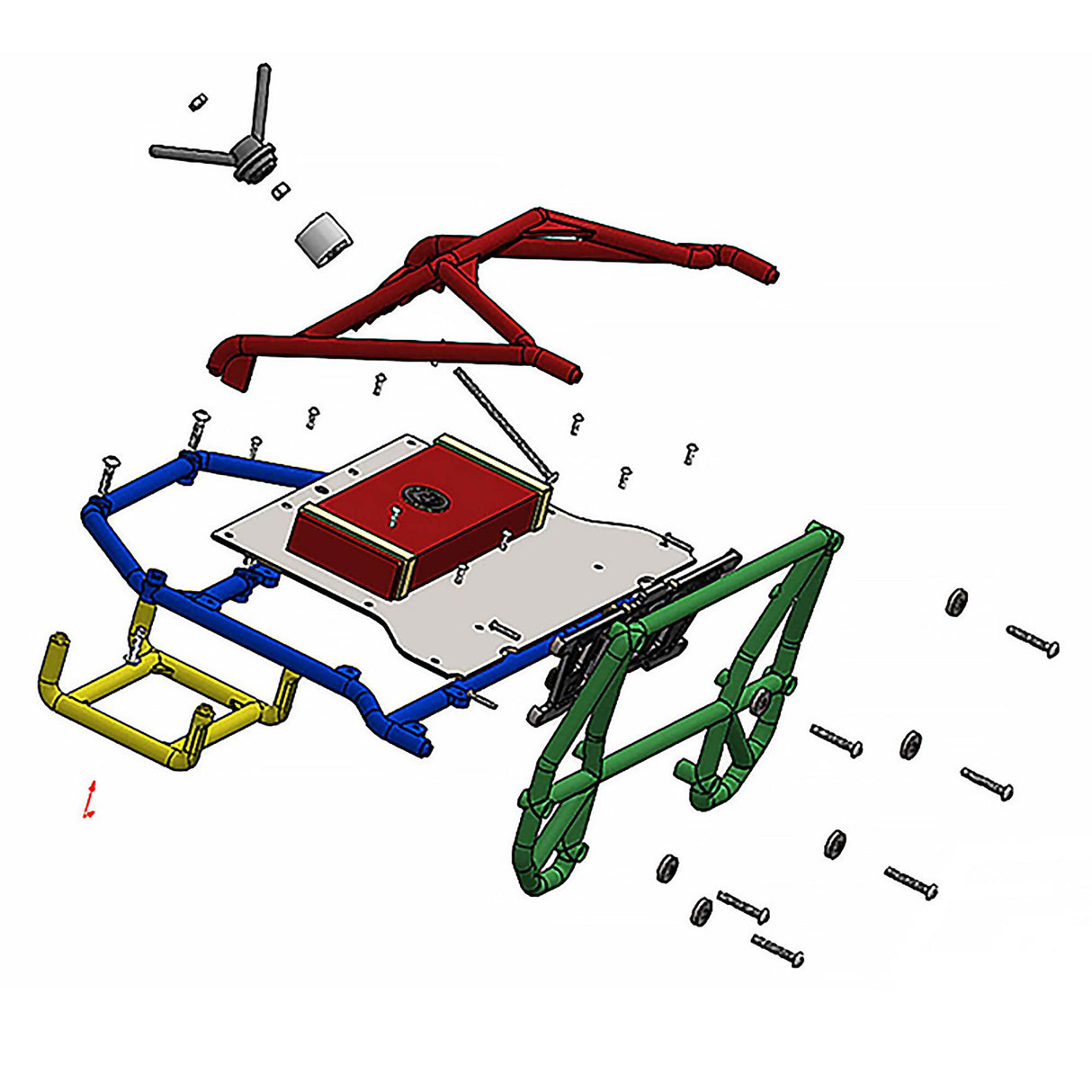 Back-Half Cage : PL Cab Only Crawler Bodies