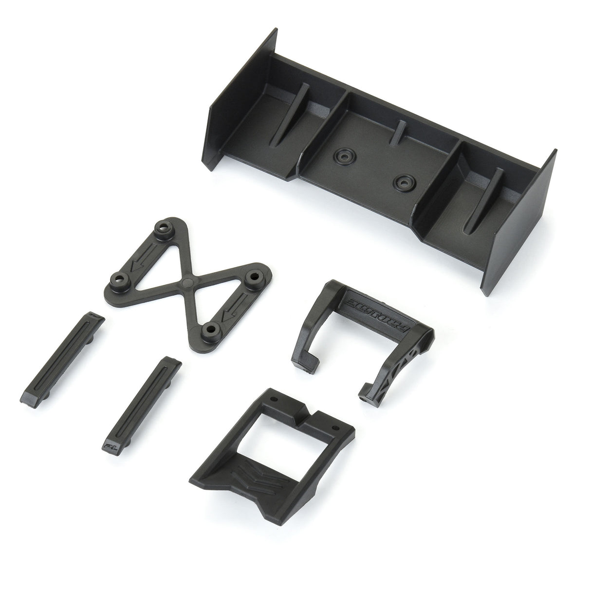 Sector Wing Set and Roof Skids for Arrma Granite GROM (Black)