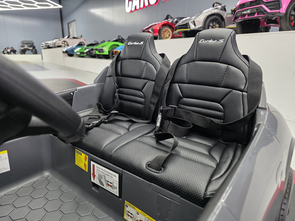 Børnebil Porsche Taycan 2-personers 24 volt