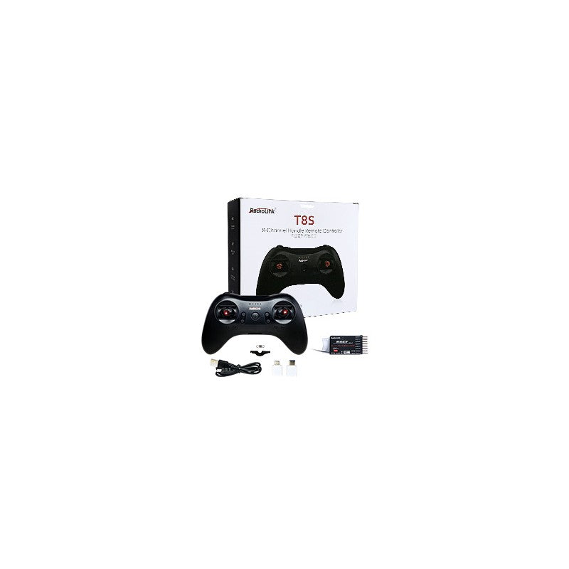 T8S 8-Channels radio with Bluetooth (Mode 1) with R8EF Receiver