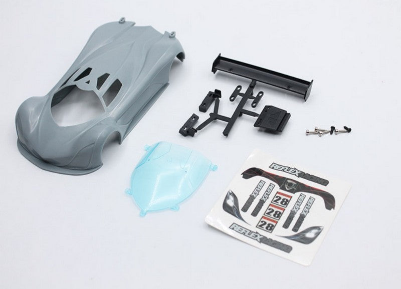 Reflex Racing RAW-001-LG - MF-1 ABS Plastic Body Set (Light Gray)