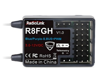 Receiver R8FGH 8-channels HV with Voltage cable