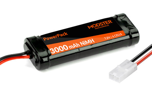 7,2V 3000mAh NiMh batteri med Tamiya stik