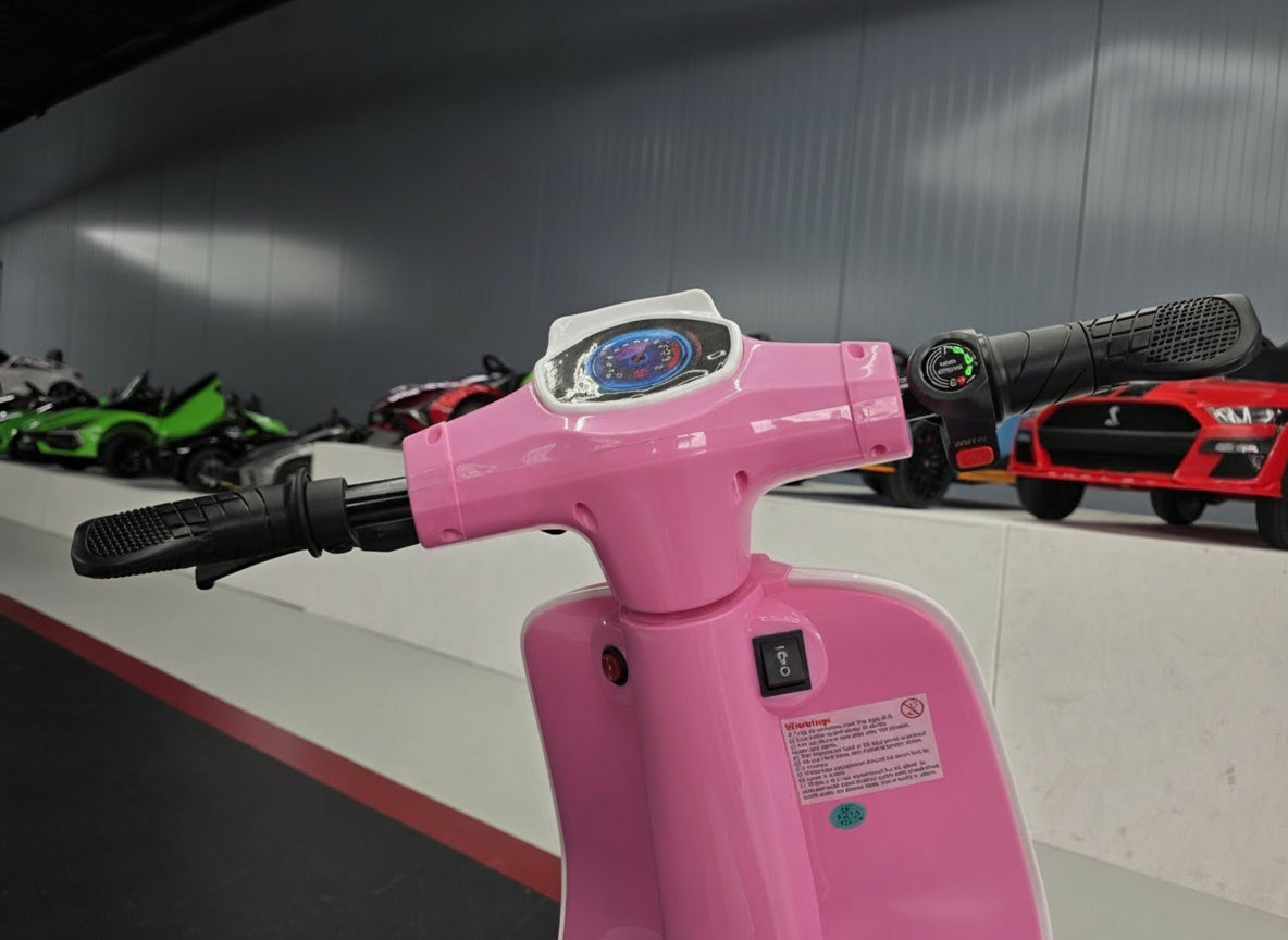 Children's scooter 24 volt pink