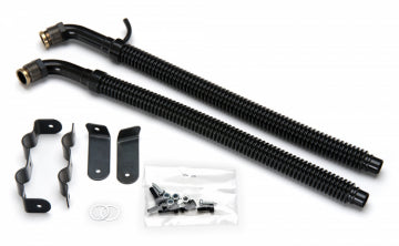 Saito 300T-78 - Flexible Muffler Complete with Bracket 300T