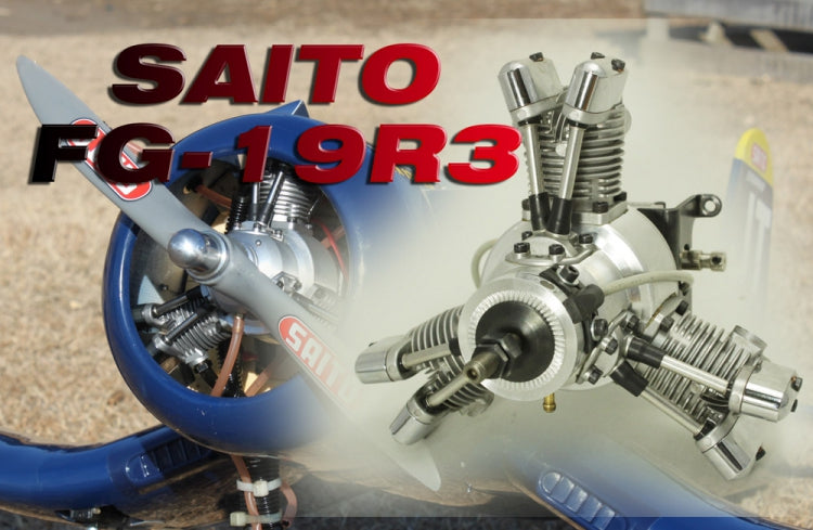 FG-19R3 19cc 4-takts 3-cyl Stjärnmotor Bensin*