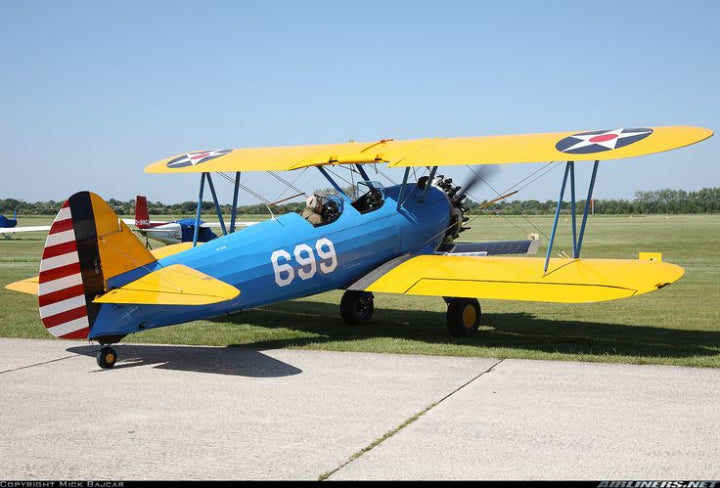 PT-17 Stearman Blue/yellow 20cc Gas ARF