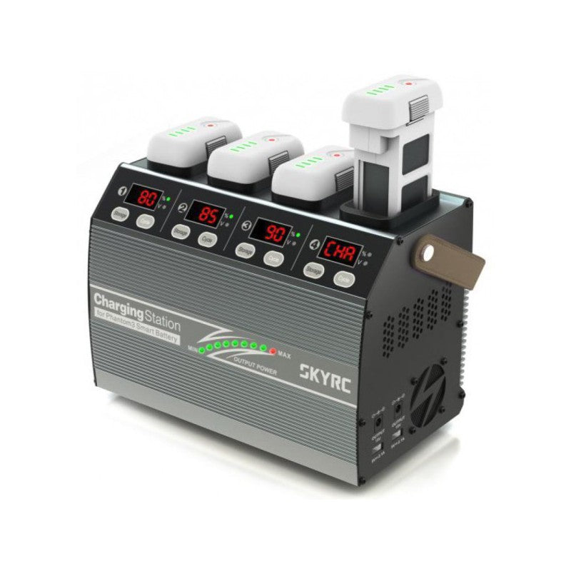 DISC.. 4P3 Charging station AC for Phantom 3/4 smart battery (4x100w)