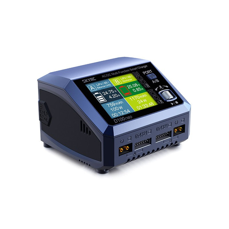 D100 Neo Duo AC/DC charger (AC max 100w total - DC 2x100w)