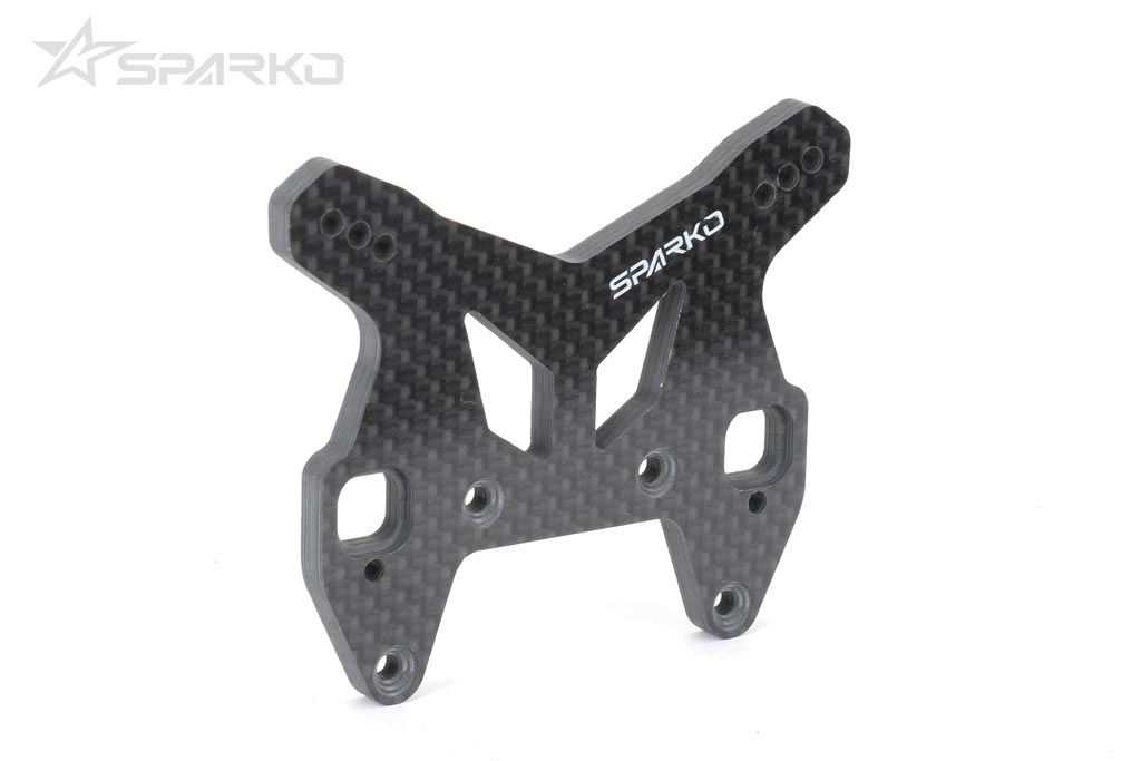SPARKO SPKF83013OP - Sparko F8 Carbon Fiber Front Shock Tower 4.5mm