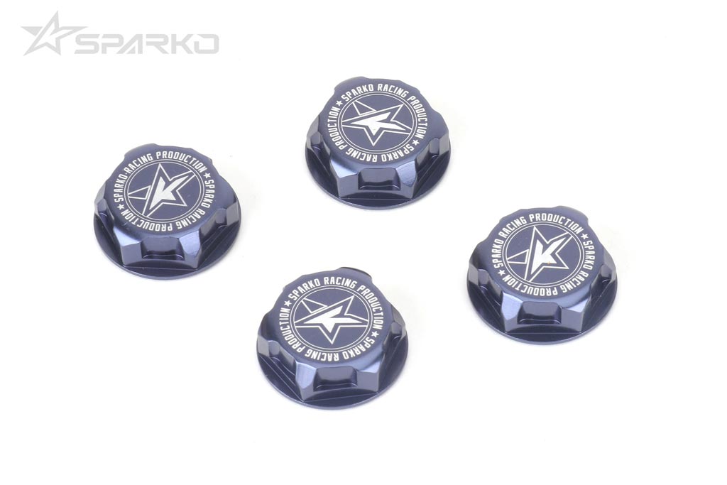 SPARKO SPKF84054OP - Sparko F8 7075 17mm Aluminum Covered Serrated Wheel Nut 4
