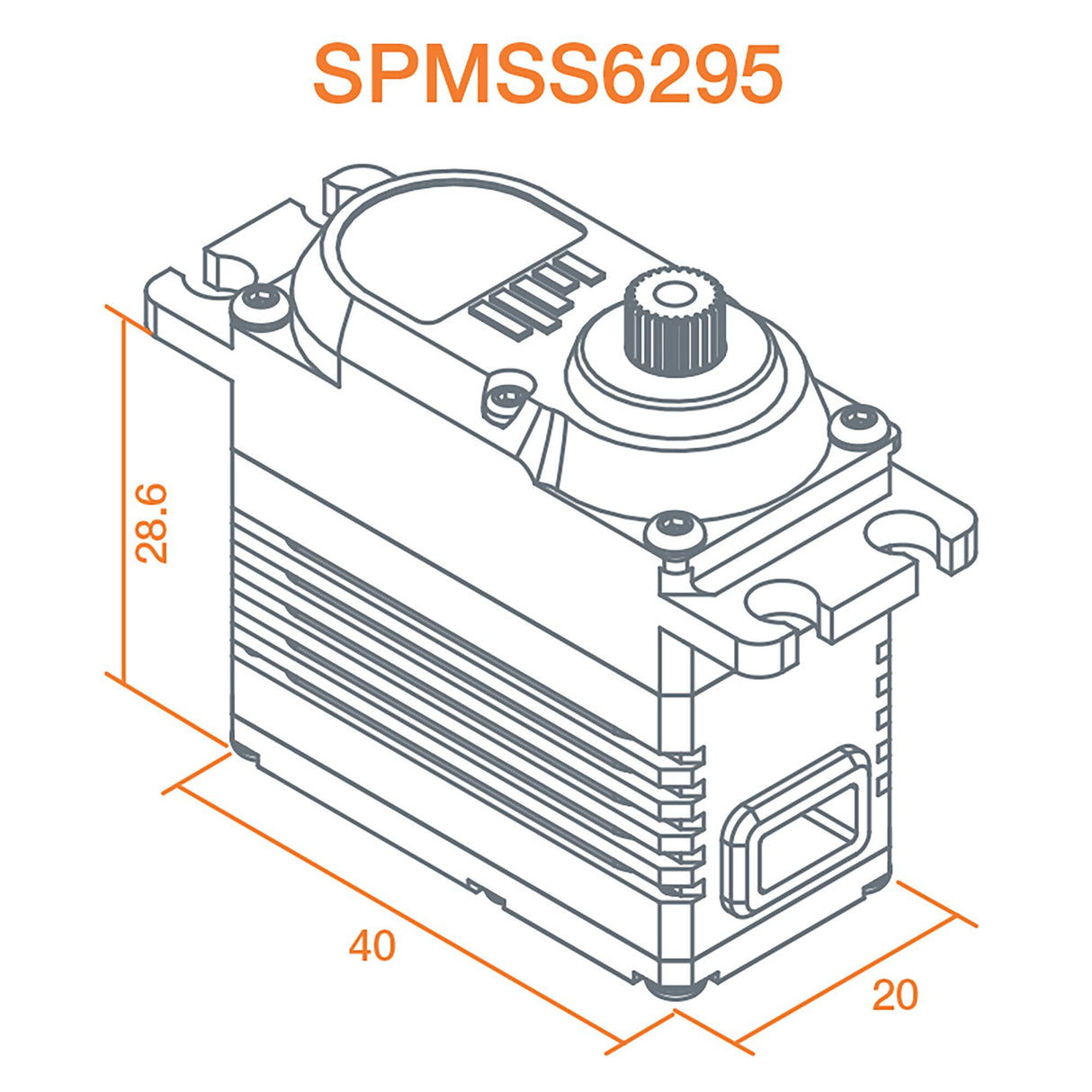 1/8 High Speed/Torque Race Servo