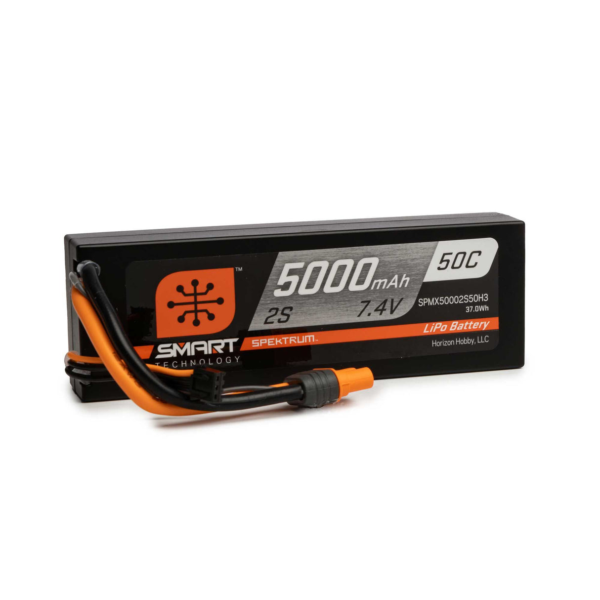 5000mAh 2S 7.4V 50C Smart LiPo Hardcase; IC3