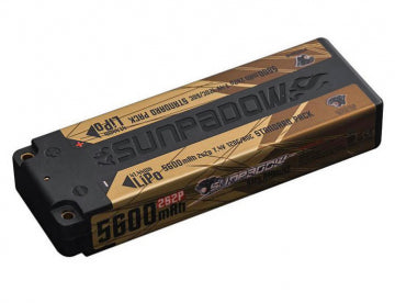 Sunpadow 5656040 - Li-Po Battery 2S 7,4V 5600mAh 120C Stick Gold